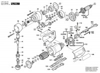 Bosch 0 601 529 142 GNA 1,6 Universal Nibbler 240 V / GB Spare Parts GNA1,6